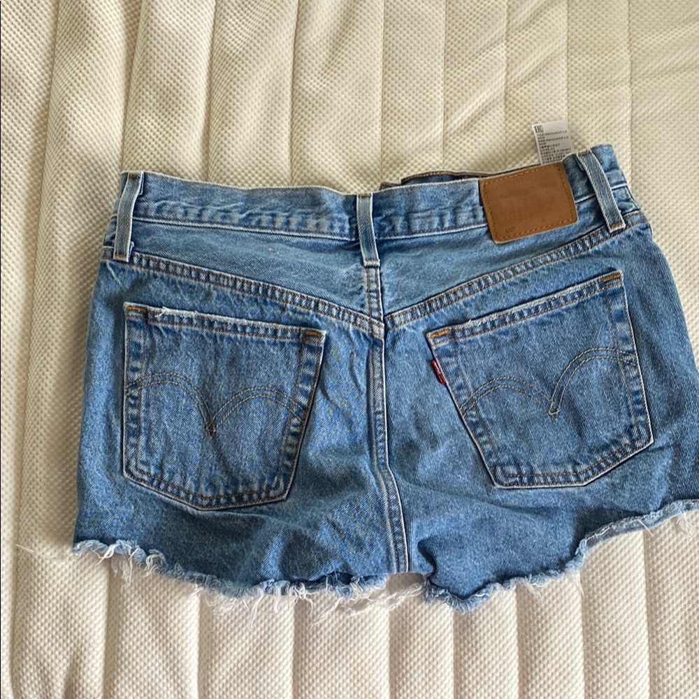 Levi's Women's Blue Denim Shorts